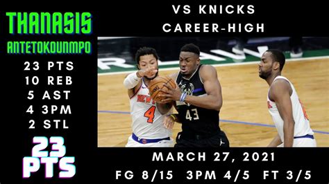 thanasis antetokounmpo career points|Thanasis Antetokounmpo Career High Points .